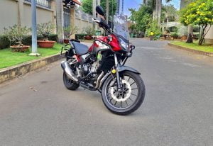 Honda CB500X big motorcycle For Rent At The Extra Mile in Vietnam