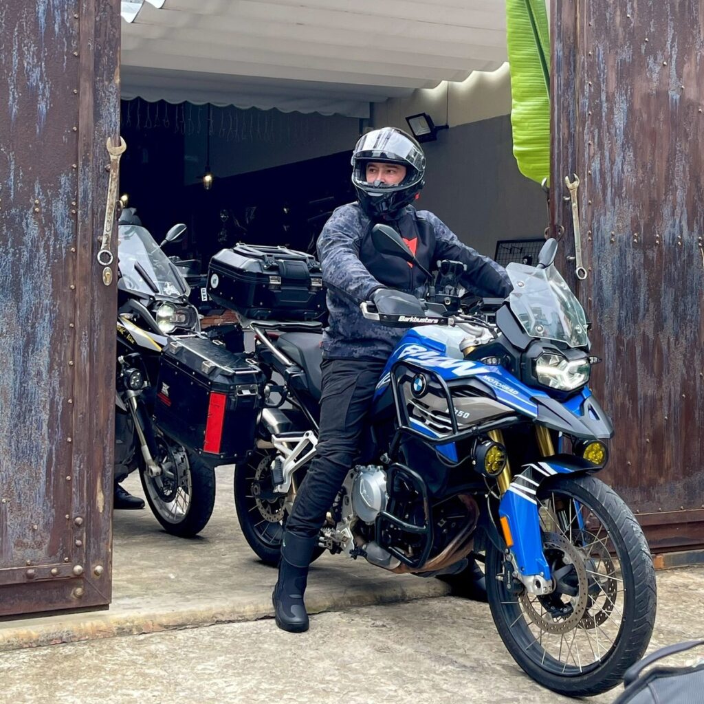 BMW F 850 GS A.r.t Garage adrenaline rush trail the extra mile adventure tour motorbike vietnam