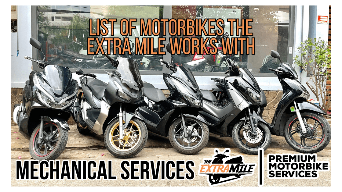 List of motorbikes The Extra Mile works with